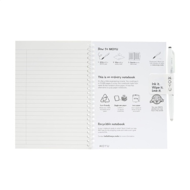 Logotrade advertising product picture of: MOYU Erasable Stone Paper Notebook SoftCover 18 pages