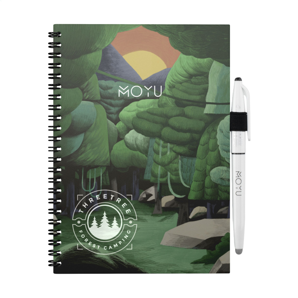 Logotrade corporate gifts photo of: MOYU Erasable Stone Paper Notebook Custom SoftCover
