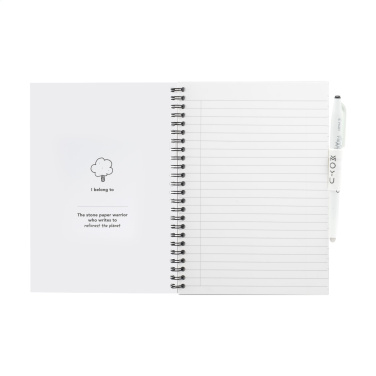 Logotrade promotional merchandise picture of: MOYU Erasable Stone Paper Notebook Custom SoftCover