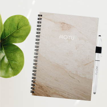 Logotrade advertising product image of: MOYU Erasable Stone Paper Notebook Custom SoftCover