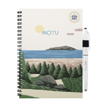 Logotrade advertising product picture of: MOYU Erasable Stone Paper Notebook Custom SoftCover