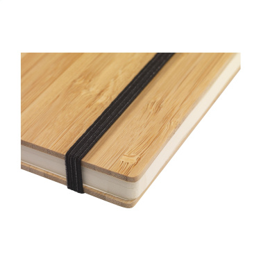 Logo trade promotional gifts picture of: Bamboo Journal Naked Spine Paper Notebook A5