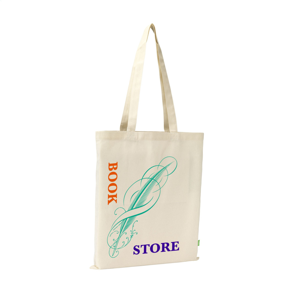 Logotrade corporate gift image of: Organic Cotton GOTS Shopper (140 g/m²) bag