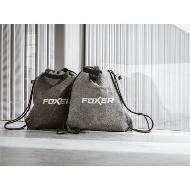 Logo trade promotional items picture of: GRS RPET Felt PromoBag Plus backpack
