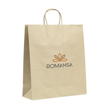 Logotrade corporate gift image of: Leaf It Bag recycled grass paper (120 g/m²) XL