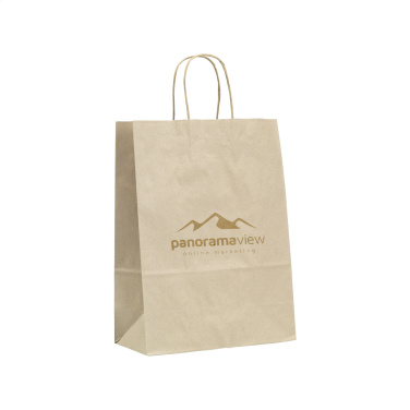 Logo trade corporate gift photo of: Leaf It Bag Wide recycled grass paper (90 g/m²) M