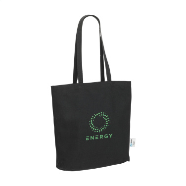 Logo trade promotional giveaways image of: Wolkat Rabat Recycled Textile Shopper