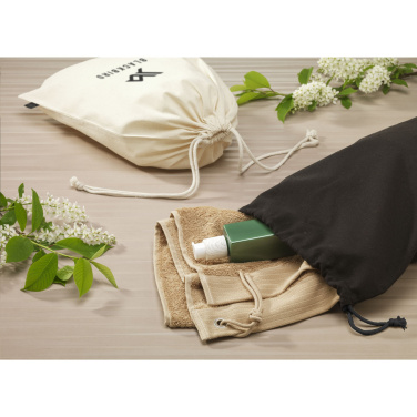 Logo trade advertising product photo of: Gift Pouch GRS Recycled Cotton (150 g/m²) L