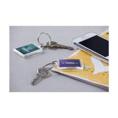 Logotrade business gift image of: Club keyring