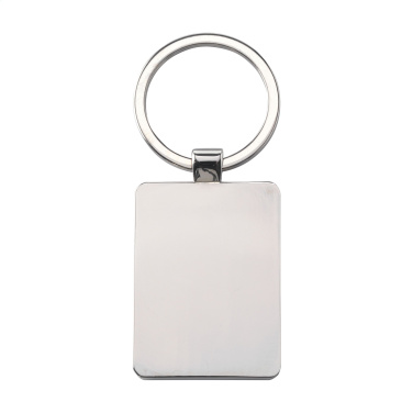 Logo trade corporate gift photo of: Bamboo Key Rectangle keyring