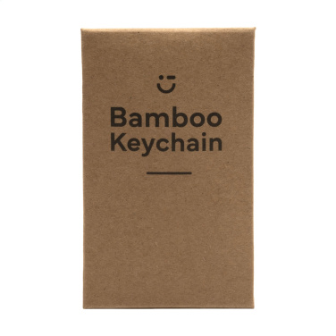 Logotrade promotional products photo of: Bamboo Key Circle keyring