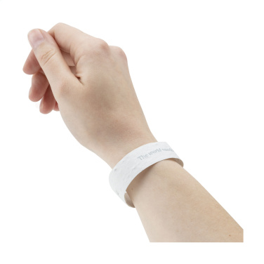 Logo trade promotional giveaways image of: Seed Paper Festival Wristband