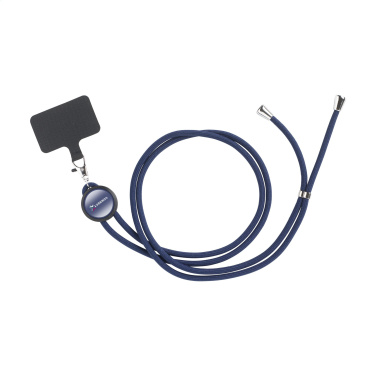 Logo trade business gift photo of: Lace Lanyard GRS RPET 5 mm keycord