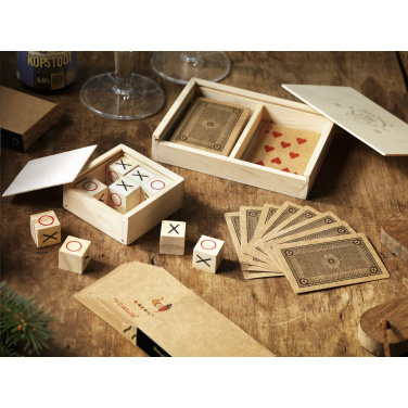 Logo trade corporate gift photo of: Recycled Playing Cards Double X-Mas