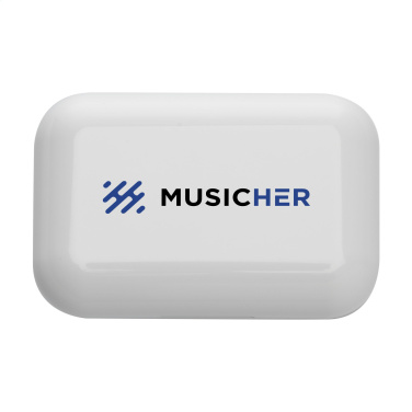 Logo trade promotional products image of: Sensi TWS Wireless Earbuds in Charging Case