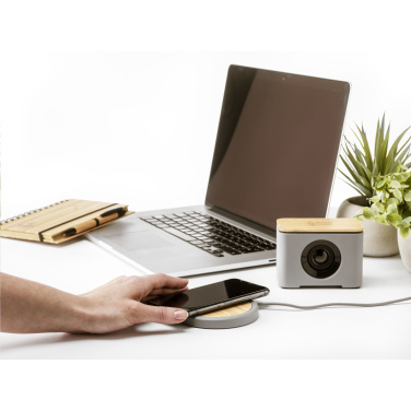 Logo trade promotional giveaways picture of: Lidos Stone ECO 10W Wireless Charger