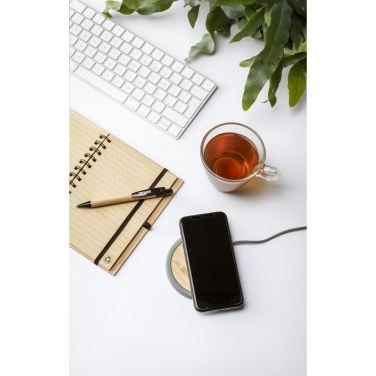 Logotrade advertising products photo of: Lidos Stone ECO 10W Wireless Charger