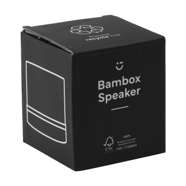 Logo trade business gift photo of: Bambox Bamboo Speaker