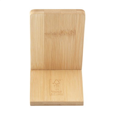Logotrade promotional products photo of: Miyo Bamboo Phone Stand