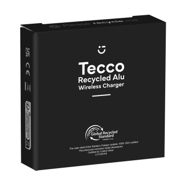 Logotrade corporate gift picture of: Tecco GRS Recycled Alu 15W Wireless Charger
