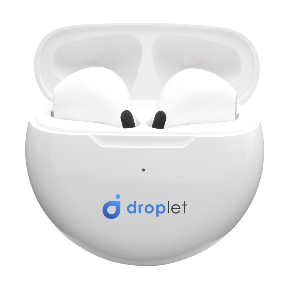 Logo trade promotional product photo of: Calypso RCS Recycled Wireless Earbuds