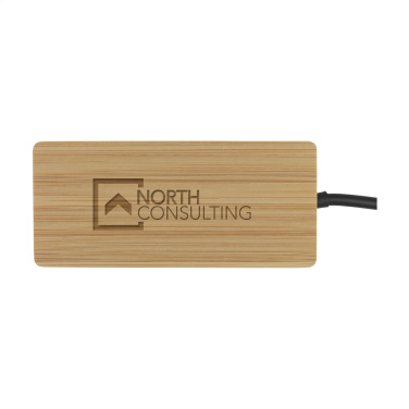 Logo trade corporate gifts picture of: Fyra Bamboo Hub