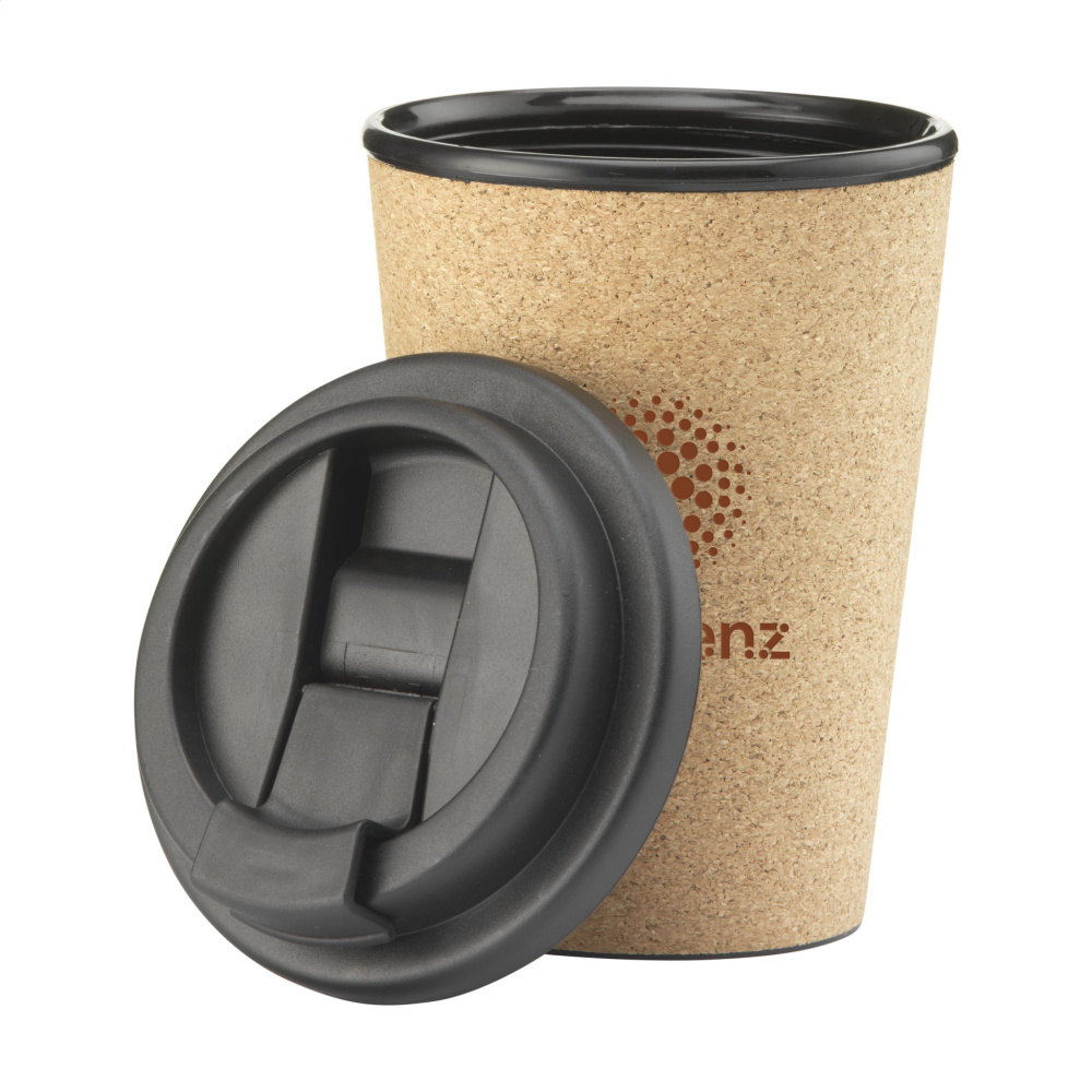 Logotrade promotional gift image of: Attea Cork 350 ml coffee cup