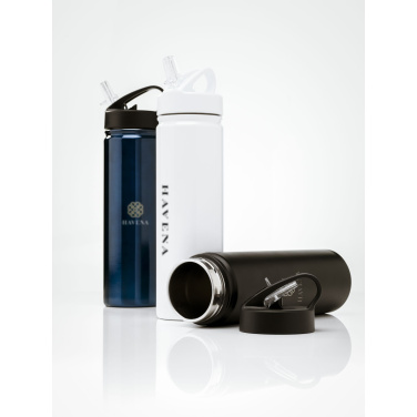Logo trade promotional giveaways image of: Flask RCS Recycled Bottle 500 ml thermo bottle