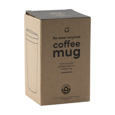Logo trade corporate gifts picture of: Re-Steel RCS Recycled Coffee Mug 380 ml thermo cup