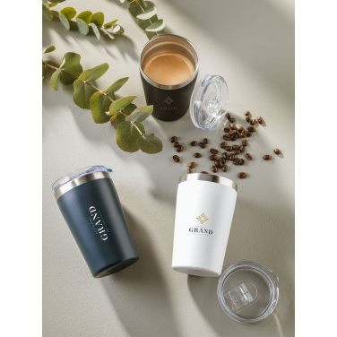 Logo trade promotional giveaways picture of: Re-Steel RCS Recycled Coffee Mug 380 ml thermo cup