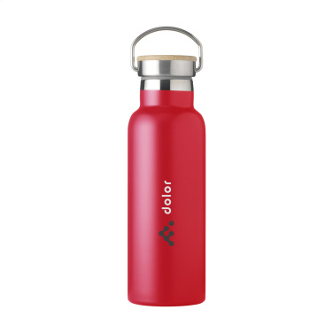 Logo trade promotional product photo of: Nordvik RCS Recycled Steel 500 ml drinking bottle
