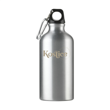 Logo trade promotional merchandise picture of: AluMini GRS Recycled 500 ml water bottle