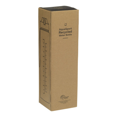 Logo trade promotional giveaways picture of: AquaSport GRS Recycled Water Bottle 1,000 ml