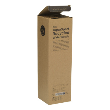 Logo trade business gifts image of: AquaSport GRS Recycled Water Bottle 1,000 ml