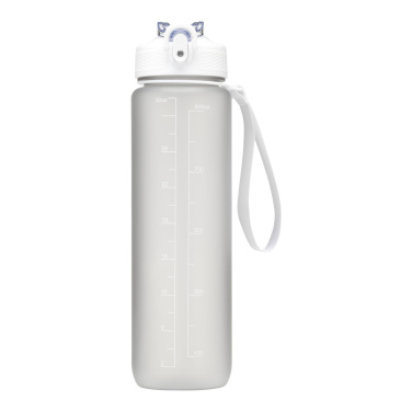 Logo trade corporate gifts image of: AquaSport GRS Recycled Water Bottle 1,000 ml