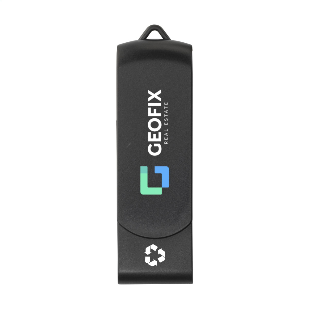 Logo trade promotional giveaways image of: USB Twist Recycle 8 GB