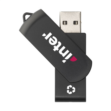Logo trade corporate gifts image of: USB Twist Recycle 8 GB