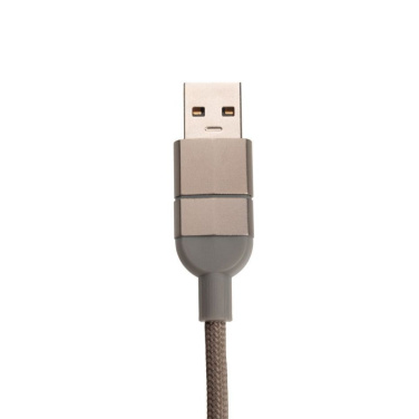 Logo trade promotional items image of: Charging cable with data transfer DONNES Pierre Cardin