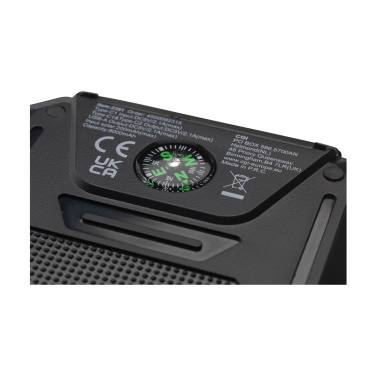 Logo trade promotional gifts image of: Trail RCS Solar Charger Compass 8000
