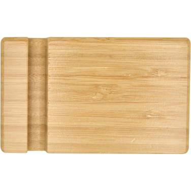 Logo trade promotional item photo of: Bubup bamboo 2-angled tablet and phone stand