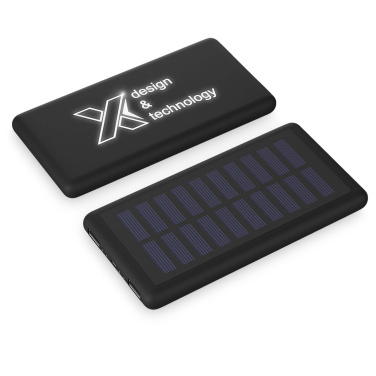 Logotrade promotional giveaways photo of: SCX.design P30 8000 mAh light-up solar power bank