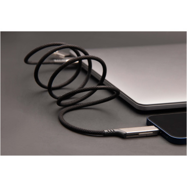 Logo trade promotional product photo of: SCX.design C52 100W 4-in-1 rPET magnetic ultra fast charging cable 