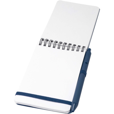 Logotrade business gift image of: Thalaasa A6 hard cover ocean-bound notebook with ballpoint pen (black ink)