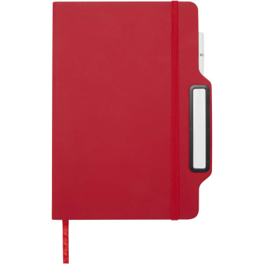 Logotrade promotional item image of: Nexus A5 hard cover notebook with pen and pencil combo (black ink)
