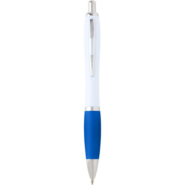 Logo trade promotional merchandise photo of: Nash recycled plastic ballpoint pen (black ink)