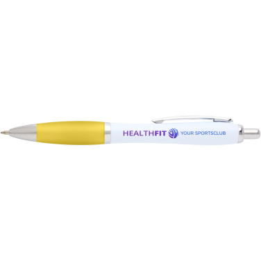 Logo trade promotional merchandise picture of: Nash recycled plastic ballpoint pen (blue ink)