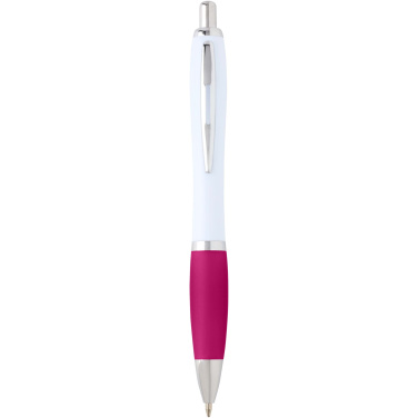 Logotrade promotional gift picture of: Nash recycled plastic ballpoint pen (blue ink)