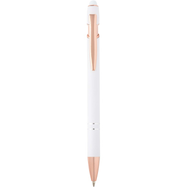 Logotrade promotional merchandise photo of: Nanna ballpoint pen with rose gold finish (blue ink)