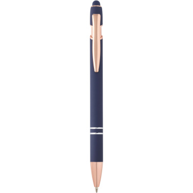 Logotrade business gift image of: Nanna ballpoint pen with rose gold finish (blue ink)