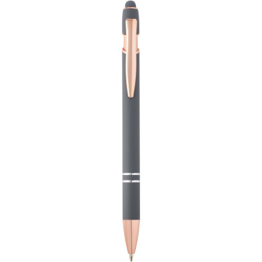 Logo trade promotional giveaways picture of: Nanna ballpoint pen with rose gold finish (blue ink)